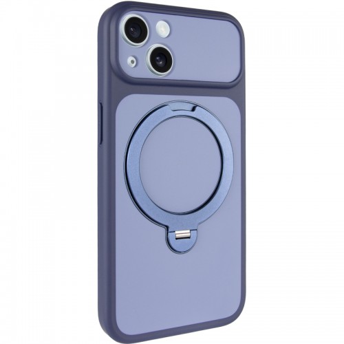 Чехол Ummi Full Camera with MagSafe HQ Ring для Apple iPhone 14 (6.1") Темно-синий