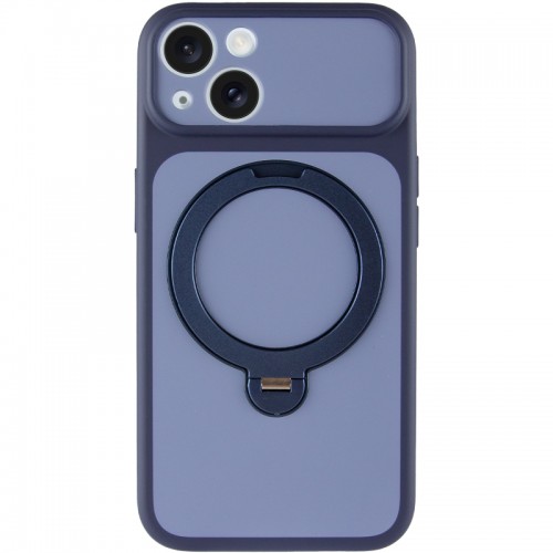 Чехол Ummi Full Camera with MagSafe HQ Ring для Apple iPhone 14 (6.1") Темно-синий