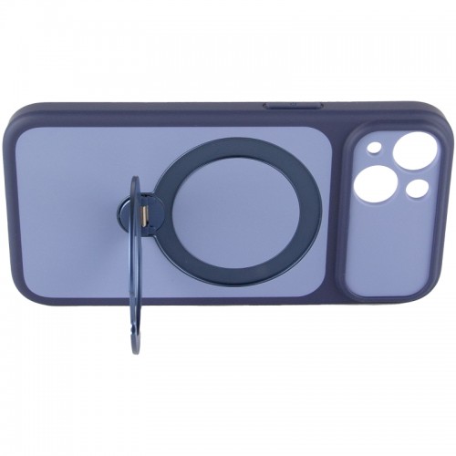 Чехол Ummi Full Camera with MagSafe HQ Ring для Apple iPhone 14 (6.1") Темно-синий