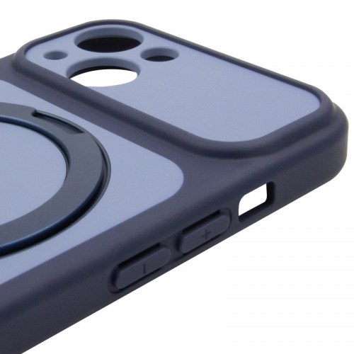 Чехол Ummi Full Camera with MagSafe HQ Ring для Apple iPhone 14 (6.1") Темно-синий