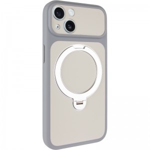 Чехол Ummi Full Camera with MagSafe HQ Ring для Apple iPhone 15 (6.1") Серый