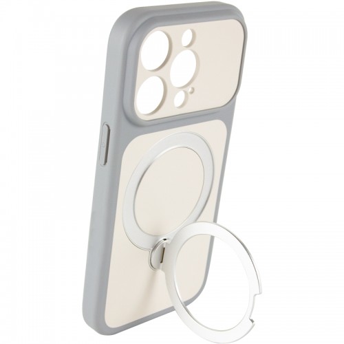 Чехол Ummi Full Camera with MagSafe HQ Ring для Apple iPhone 15 Pro (6.1") Серый