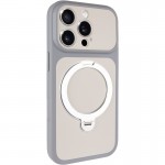 Чехол Ummi Full Camera с MagSafe HQ Ring для Apple iPhone 15 Pro Max (6.7") Серый