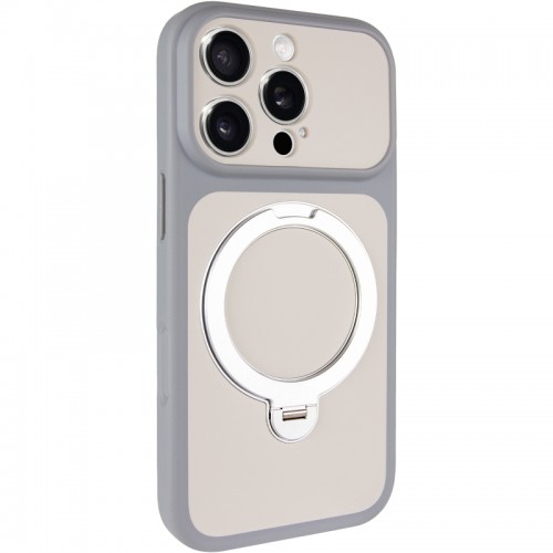 Чехол Ummi Full Camera with MagSafe HQ Ring для Apple iPhone 16 Pro Max (6.9") Серый
