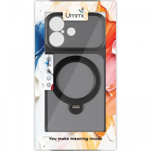 Чехол Ummi Full Camera with MagSafe HQ Ring для Apple iPhone 17 (6.3") Черный