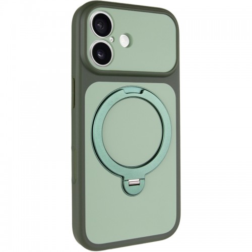 Чехол Ummi Full Camera with MagSafe HQ Ring для Apple iPhone 17 (6.3") Зеленый
