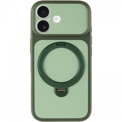 Чехол Ummi Full Camera with MagSafe HQ Ring для Apple iPhone 17 (6.3") Зеленый