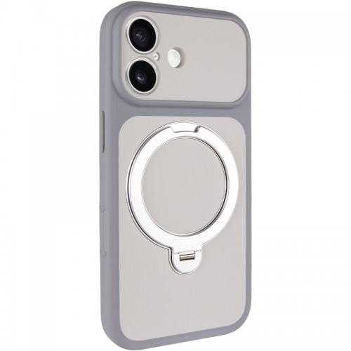 Чехол Ummi Full Camera with MagSafe HQ Ring для Apple iPhone 17 (6.3") Серый