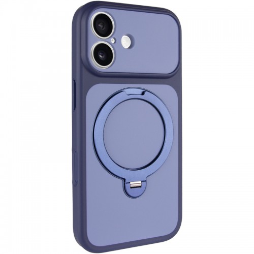 Чехол Ummi Full Camera with MagSafe HQ Ring для Apple iPhone 17 (6.3") Темно-синий