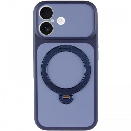 Чехол Ummi Full Camera with MagSafe HQ Ring для Apple iPhone 17 (6.3") Темно-синий