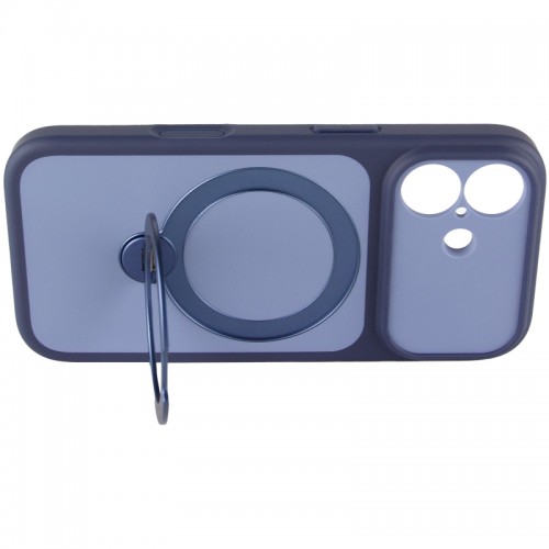Чехол Ummi Full Camera with MagSafe HQ Ring для Apple iPhone 17 (6.3") Темно-синий