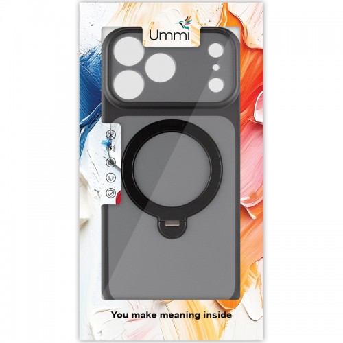 Чехол Ummi Full Camera with MagSafe HQ Ring для Apple iPhone 17 Pro (6.3") Чёрный