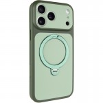 Чехол Ummi Full Camera with MagSafe HQ Ring для Apple iPhone 17 Pro Max (6.9") Зелёный