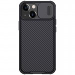 Карбоновая накладка Nillkin CamShield Pro для Apple iPhone 13 / 14 (6.1") Черный