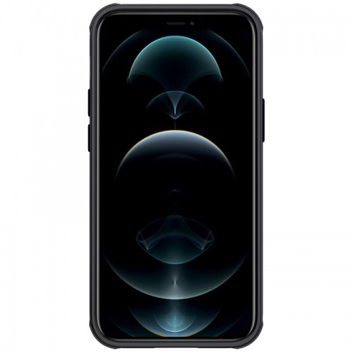 Карбоновая накладка Nillkin CamShield Pro для Apple iPhone 13 / 14 (6.1") Черный