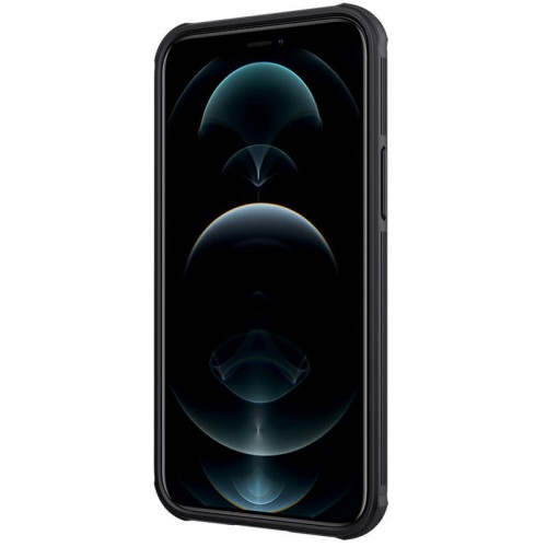 Карбоновая накладка Nillkin CamShield Pro для Apple iPhone 13 / 14 (6.1") Черный