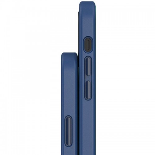 TPU+PC чехол Metal Buttons with Magnetic Fit для Apple iPhone 15 Pro Max (6.7") Синий / Navy Blue