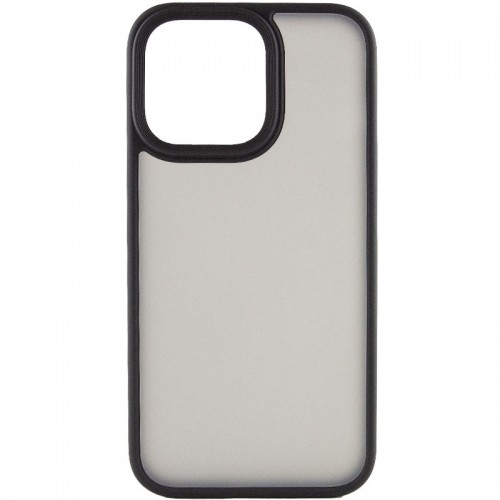 TPU+PC чехол Metal Buttons для Apple iPhone 15 Pro Max (6.7") Черный / Black