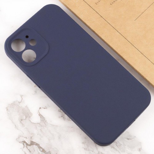 Silk Full Camera Protective (AA) NO LOGO Case для Apple iPhone 12 (6.1") Темно-синий / Midnight blue
