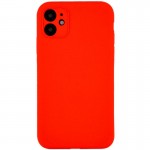 Чехол Silk Full Camera Protective (AA) NO LOGO для Apple iPhone 12 (6.1") Красный / Red