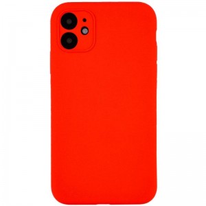 Чохол Silk Full Camera Protective (AA) NO LOGO для Apple iPhone 12 (6.1") Червоний / Red
