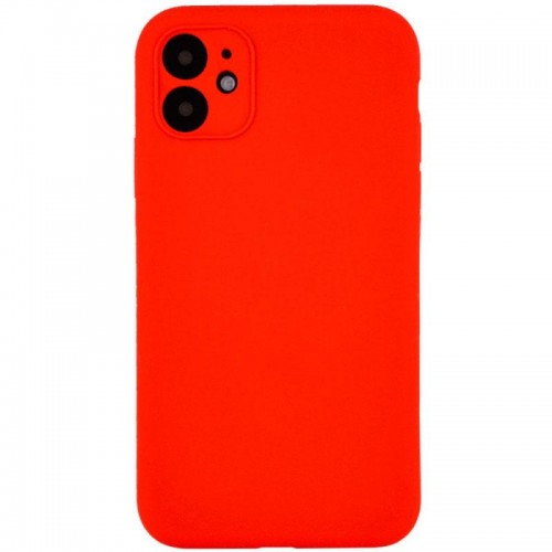 Чехол Silk Full Camera Protective (AA) NO LOGO для Apple iPhone 12 (6.1") Красный / Red