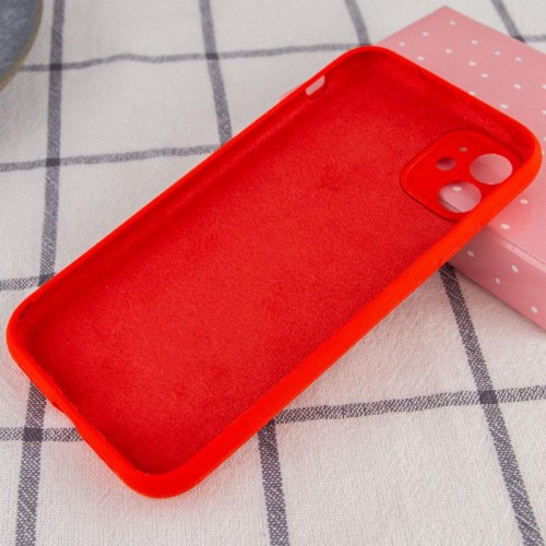 Чехол Silk Full Camera Protective (AA) NO LOGO для Apple iPhone 12 (6.1") Красный / Red