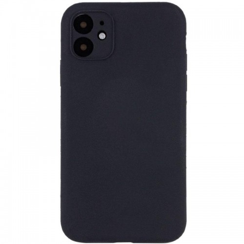 Чехол Silk Full Camera Protective (AA) NO LOGO для Apple iPhone 12 (6.1") Черный / Black