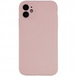 Чехол Silk Full Camera Protective (AA) NO LOGO для Apple iPhone 12 (6.1") Розовый / Pink Sand