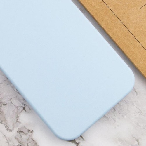 Чехол Silk Full Camera Protective (AA) NO LOGO для Apple iPhone 12 (6.1") Голубой / Sweet Blue