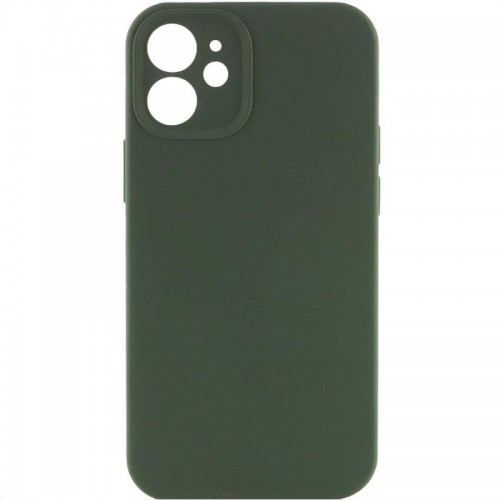 Чехол Silk Full Camera Protective (AA) NO LOGO для Apple iPhone 12 (6.1") Зеленый / Cyprus Green