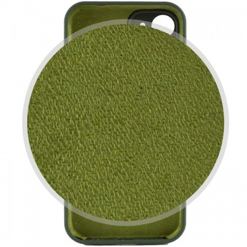 Чехол Silk Full Camera Protective (AA) NO LOGO для Apple iPhone 12 (6.1") Зеленый / Cyprus Green