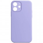 Чехол Silk Full Camera Protective (AA) NO LOGO для Apple iPhone 12 (6.1") Сиреневый / Lilac