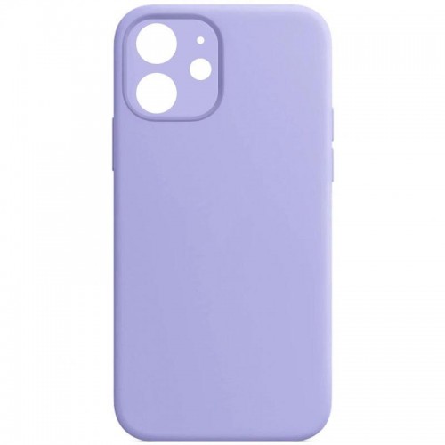 Чехол Silk Full Camera Protective (AA) NO LOGO для Apple iPhone 12 (6.1") Сиреневый / Lilac