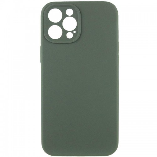 Чехол Silk Full Camera Protective (AA) NO LOGO для Apple iPhone 12 Pro (6.1") Зеленый / Cyprus Green