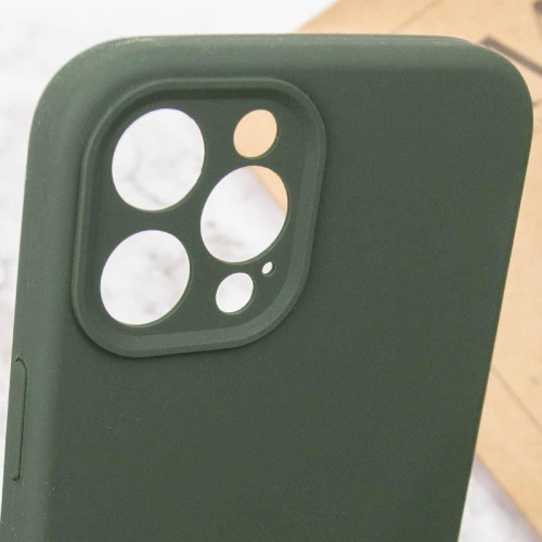 Чехол Silk Full Camera Protective (AA) NO LOGO для Apple iPhone 12 Pro (6.1") Зеленый / Cyprus Green