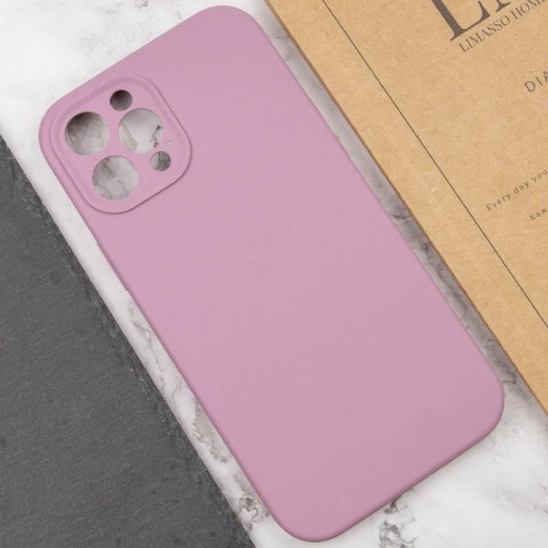 Чехол Silk Full Camera Protective (AA) NO LOGO для Apple iPhone 12 Pro (6.1") Лиловый / Lilac Pride