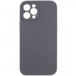 Чехол Silk Full Camera Protective (AA) NO LOGO для Apple iPhone 12 Pro (6.1") Серый / Темно-серый