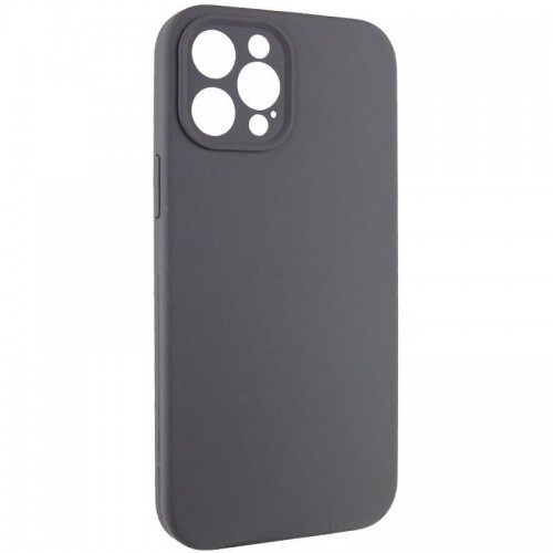 Чехол Silk Full Camera Protective (AA) NO LOGO для Apple iPhone 12 Pro (6.1") Серый / Темно-серый