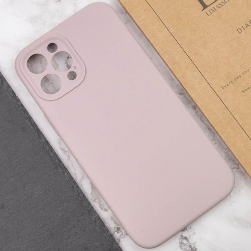 Чехол Silk Full Camera Protective (AA) NO LOGO для Apple iPhone 12 Pro (6.1") Серый / Lavender