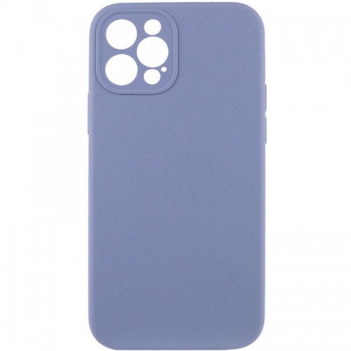 Чехол Silk Full Camera Protective (AA) NO LOGO для Apple iPhone 12 Pro (6.1") Серый / Lavender Gray