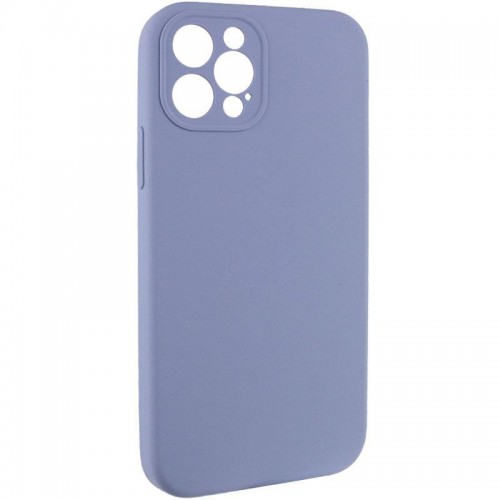 Чехол Silk Full Camera Protective (AA) NO LOGO для Apple iPhone 12 Pro (6.1") Серый / Lavender Gray