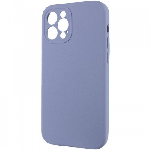 Чехол Silk Full Camera Protective (AA) NO LOGO для Apple iPhone 12 Pro (6.1") Серый / Lavender Gray