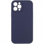 Чехол Silk Full Camera Protective (AA) NO LOGO для Apple iPhone 12 Pro (6.1") Тёмно-синий / Midnight blue