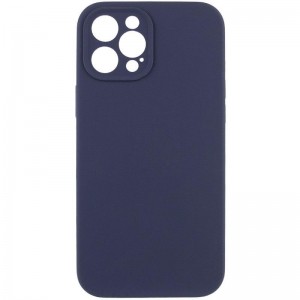Чехол Silk Full Camera Protective (AA) NO LOGO для Apple iPhone 12 Pro (6.1") Тёмно-синий / Midnight blue