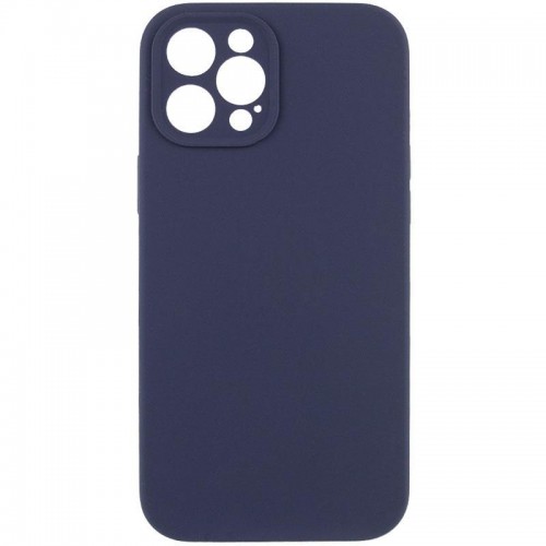 Чехол Silk Full Camera Protective (AA) NO LOGO для Apple iPhone 12 Pro (6.1") Тёмно-синий / Midnight blue