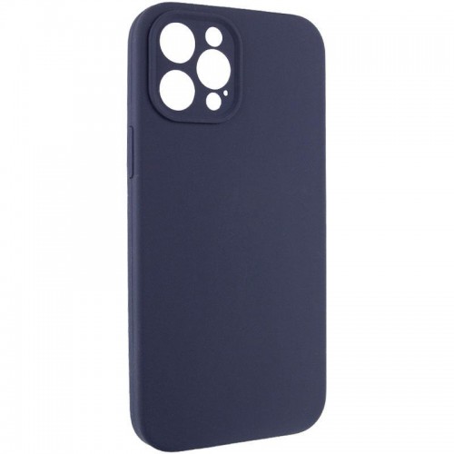 Чехол Silk Full Camera Protective (AA) NO LOGO для Apple iPhone 12 Pro (6.1") Тёмно-синий / Midnight blue