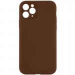 Чехол Silk Full Camera Protective (AA) NO LOGO для Apple iPhone 12 Pro (6.1") Коричневый / Brown
