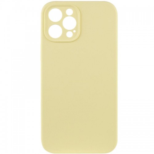 Чехол Silk Full Camera Protective (AA) NO LOGO для Apple iPhone 12 Pro Max (6.7") Жёлтый / Mellow Yellow