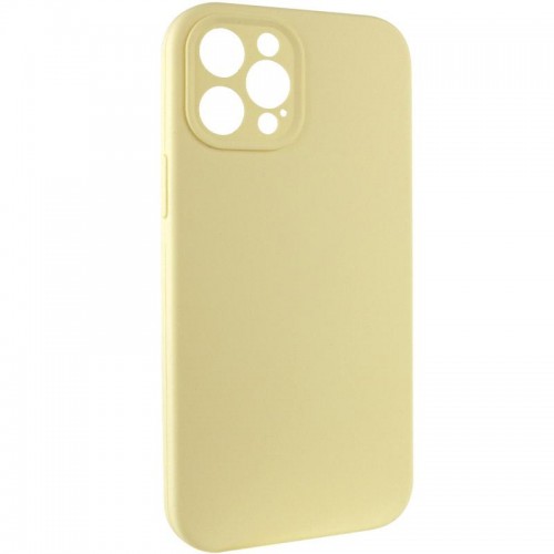 Чехол Silk Full Camera Protective (AA) NO LOGO для Apple iPhone 12 Pro Max (6.7") Жёлтый / Mellow Yellow